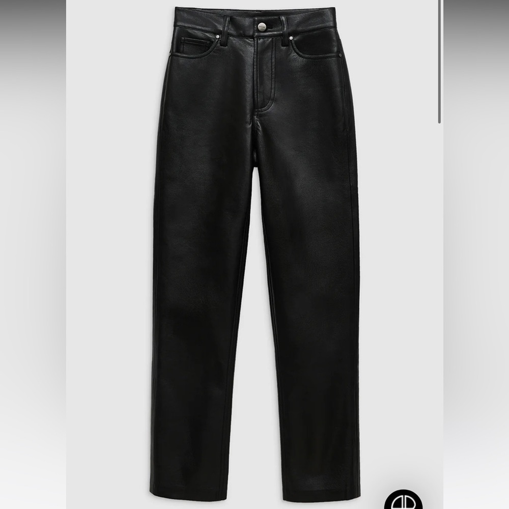 Anine bing Bruno Leather pants BNWT - Picture 5 of 8